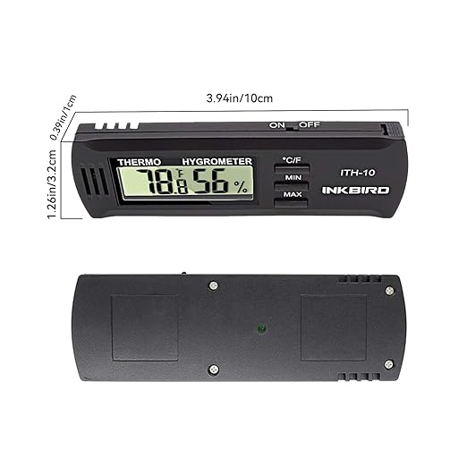 Inkbird ITH-10 Digital Thermometer and Hygrometer Temperature Humidity Monitor - Image 4