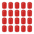 DMiotech 20 Pack 9/16" ID Red Screw Thread Protectors Rubber End Caps Bolt by DMiotech