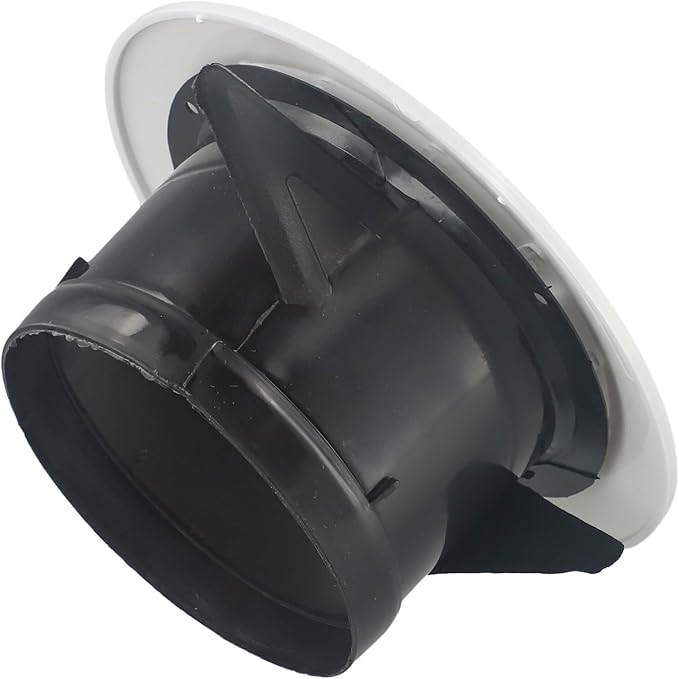 Round Air Vent Grille with Adjustable Louvers, ABS Ventilation Cover - Image 5