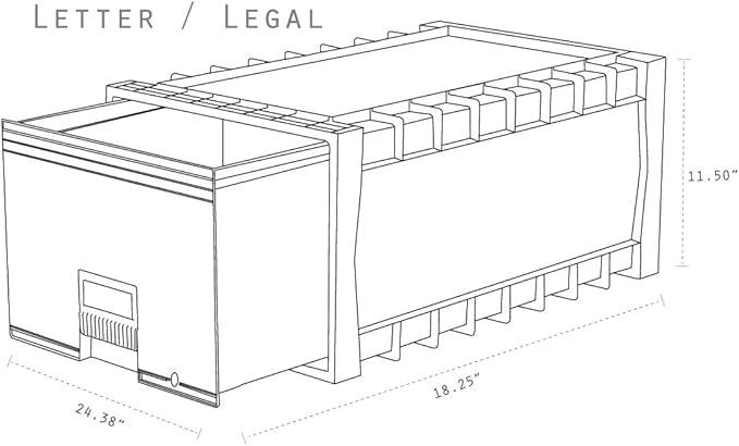 Storex 24-Inch Archive Storage Box - Image 2