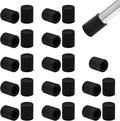25 Pcs 15/64" Round Chair Leg Tips Caps, Silicone Rubber Furniture Leg Floor by BOPOREAE