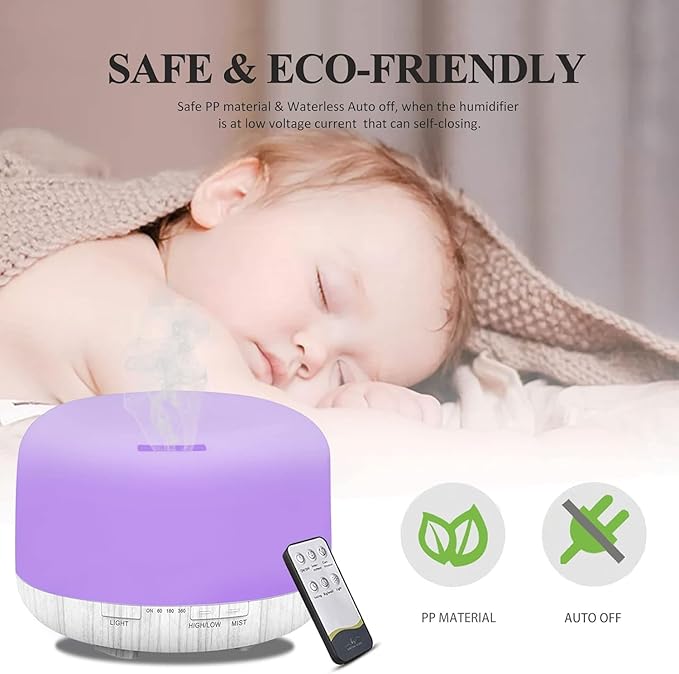 Humidifiers for Bedroom Large Room Home Baby Kids Whole House Hotel Office Desk - Image 4