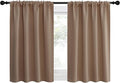 NICETOWN 2 Panels Blackout Curtains, Rod Pocket Thermal Insulated Drapes by NICETOWN
