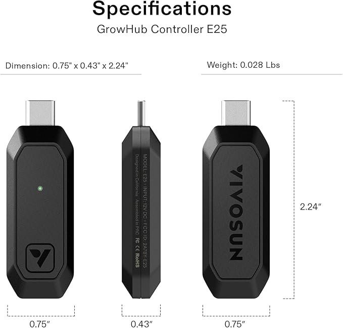 VIVOSUN GrowHub Controller E25 for Grow Tent Cooling Ventilation Lighting - Image 7