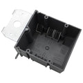 MAKERELE PVC Grey Adjustable Electrical Outlet Box, 2-Gang Adjustable Depth by MAKERELE