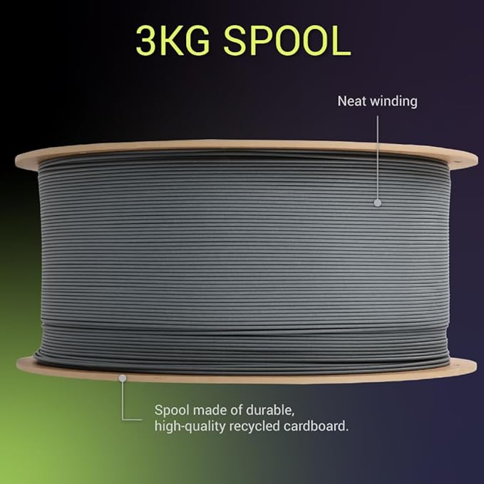 Polymaker Fiberon PPS-CF10 Filament Black 1.75mm 3kg, Extreme Heat Resistance - Image 9