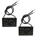 CBB61 Capacitor 8uf 250V AC Ceiling Fan 2 Wire 50/60Hz by AKZYTUE