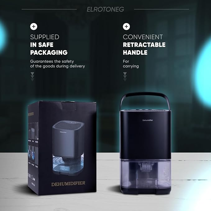 Dehumidifier ELROTONEG, 35 OZ Water Tank, Small Dehumidifier - Image 6