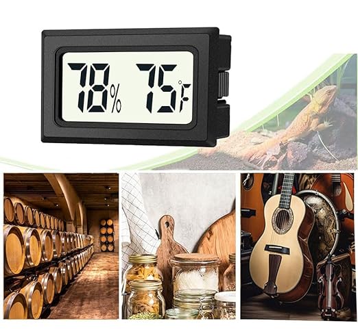 4 Pack Mini Digital Hygrometer Thermometer Gauge, Indoor Outdoor Temperature - Image 6