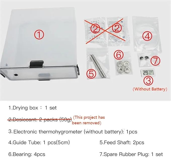 3D Printer Accessories Filament Dry Box Storage Hot-Air Heating Storage Box - Image 2