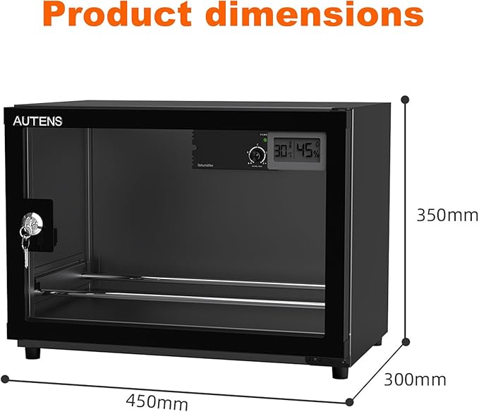 AUTENS 25L 3D Printer Filament Dehumidifier Storage Cabinet Box, Holds 5 Rolls - Image 2