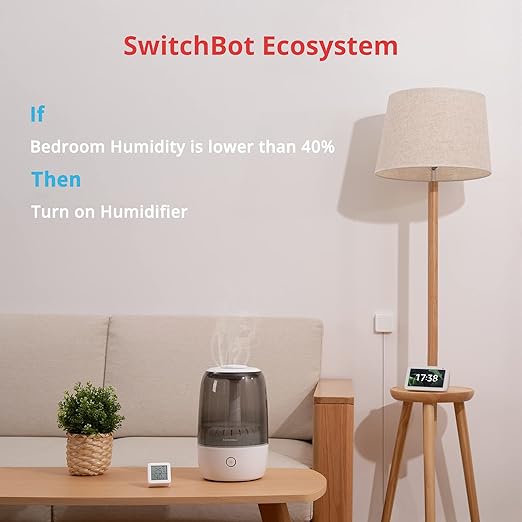 SwitchBot Smart Hygrometer Thermometer, Hygrometer Indoor Humidity Meter - Image 6