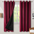 BGment Thermal Insulated 100% Blackout Curtains 72 Inch Length 2 Panels by BGment