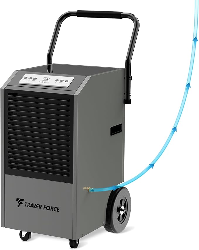 Traver Force Commercial Dehumidifier, 170 Pint Large Dehumidifier by Unknown