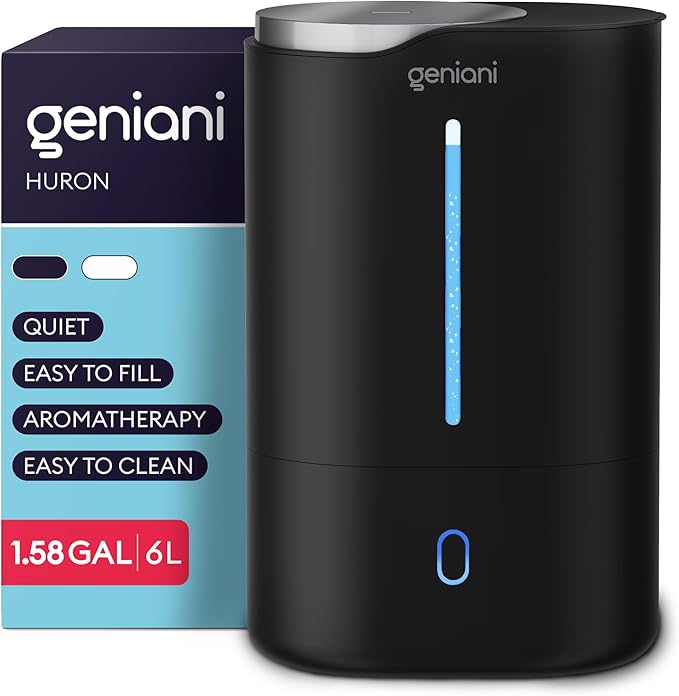 Top Fill Humidifier with Essential Oil Diffuser 6L by GENIANI