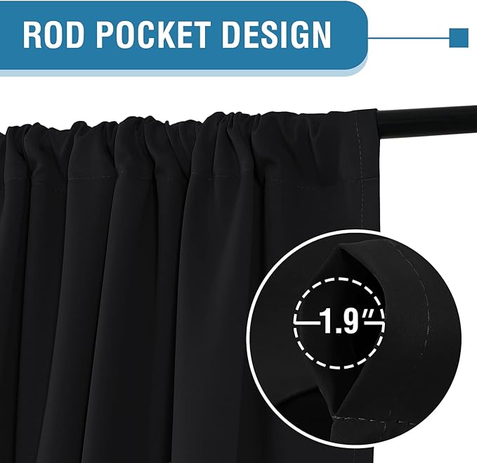 H.VERSAILTEX 100% Blackout Curtains - Image 4