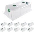 MIXC 10 Pack Humidity Dome 7" Tall Extra Strength, 1020 Growing Trays Cover by MIXC