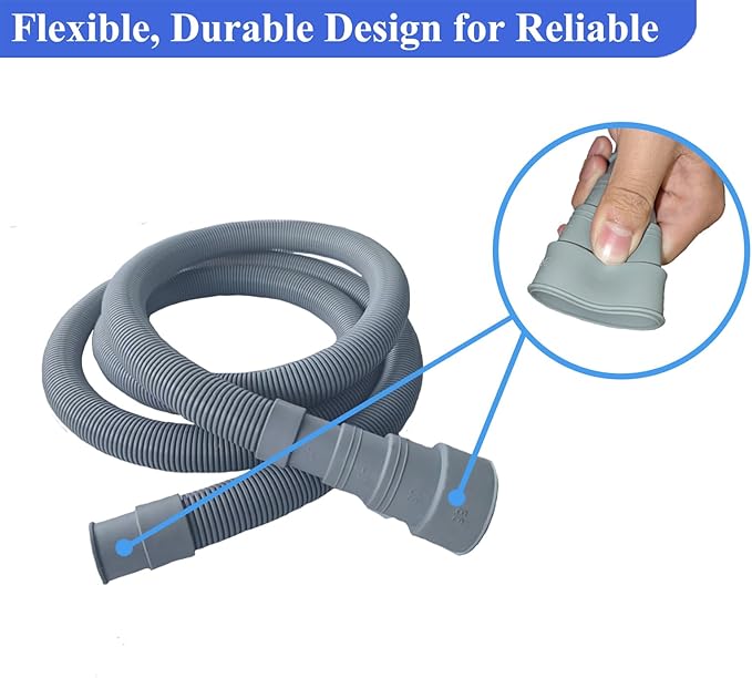 6.5ft Washing Machine Drain Hose Extension Kit - Image 5