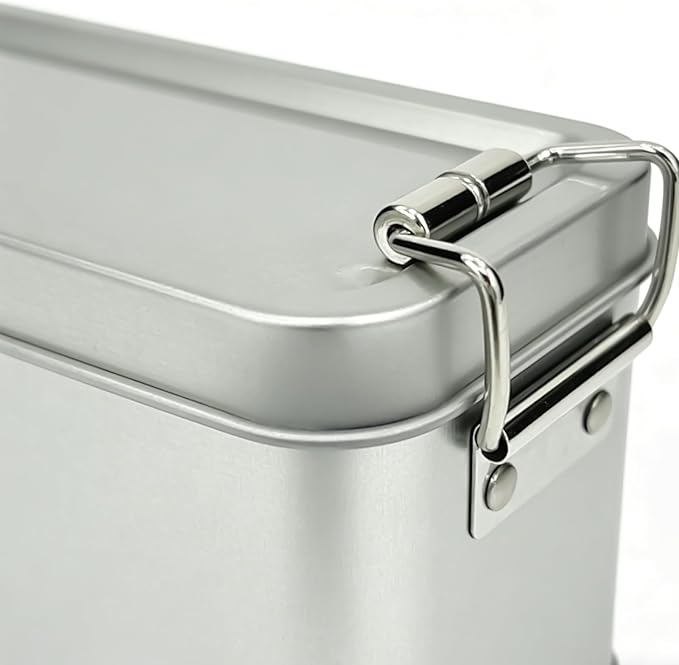Tin Box - Portable Container Empty Organizer | Metal Tin Box, - Image 6