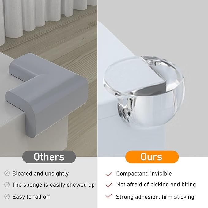 16 Pack Clear Corner Protectors - Image 3