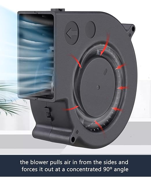 GDSTIME 97mm x 33mm DC Blower, 110V 220V AC Powered Fan 9733 - Image 2