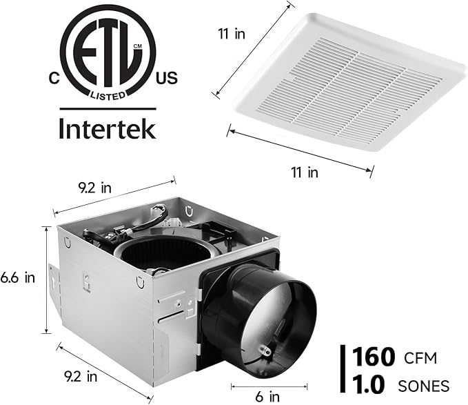 Tech Drive Bathroom Fan - Image 2