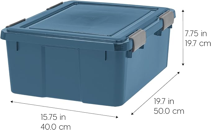 IRIS USA WeatherPro 31 Qt Eco-Friendly Storage Bins - Image 2