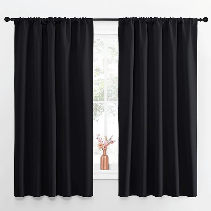 NICETOWN Black Out Window Curtains by NICETOWN