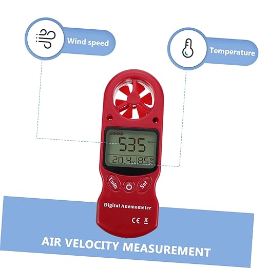 GLEAVI One Thermohygrometer Anemometer Accurate Temp Humidity Monitor Wind - Image 9