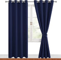 Hiasan Blackout Curtains for Bedroom, 52 x 84 Inches Long by Hiasan