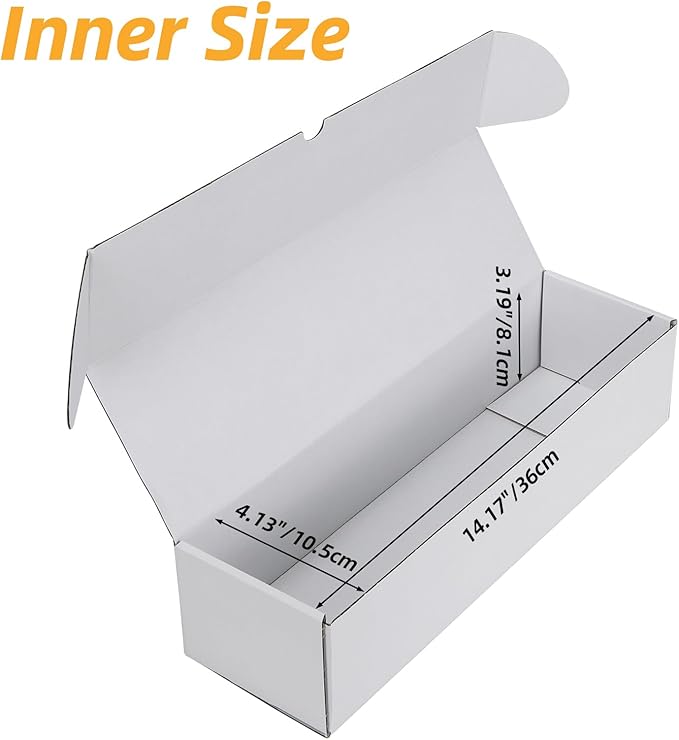 Bulk 400 Capacity Card Toploaders Storage Box, in Total 25 Pack All White - Image 4