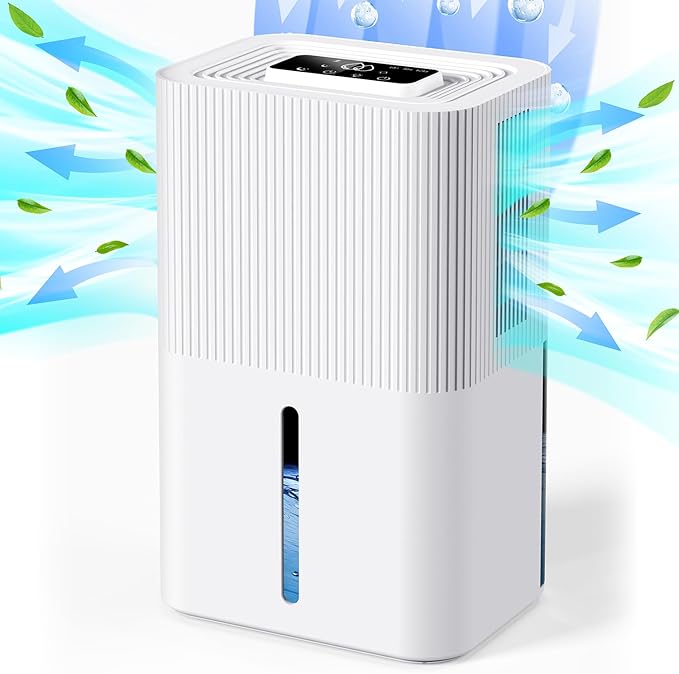 Portable Home Dehumidifier for Basements Bathroom Bedroom|91 OZ Tank|900 sq.ft by Unknown