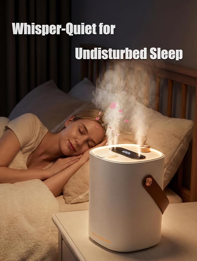Humidifier, Essential Oil Diffuser, 2L Top Fill Humidifiers - Image 6