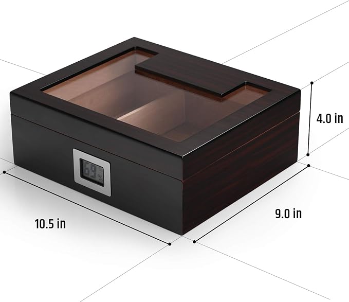 Woodronic Cigar Humidor for 50 Counts - Image 7