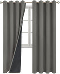 BGment Grey Blackout Curtains for Bedroom Window 84 Inch Length 2 Panels Set by BGment