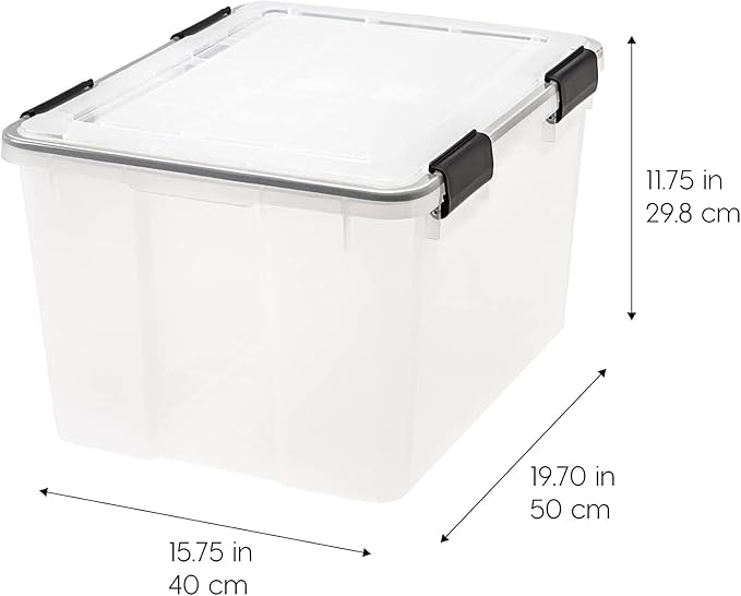 IRIS USA WeatherPro 47 Qt Storage Bins - Image 4