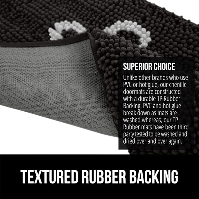 GORILLA GRIP SOAKSTOPPER Dog Door Mat, Machine Washable Rug Absorbent Doormat - Image 5