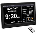2025 New Digital Clock with Temperature/Humidity & Weather Forecast, Auto Time by FEYBYLA
