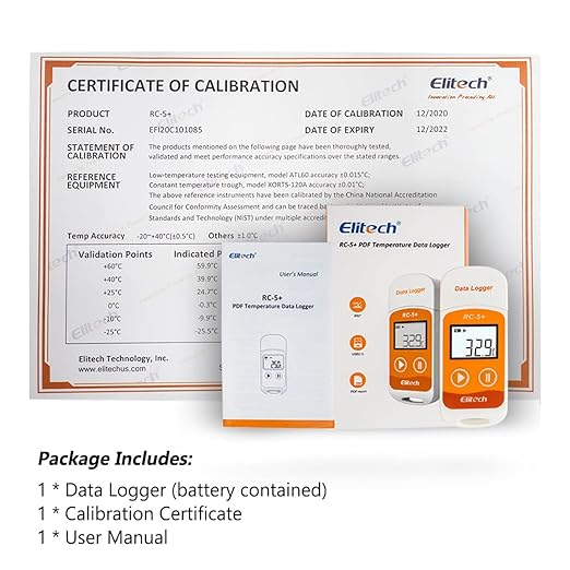 Elitech RC-5+ Digital PDF USB Temperature Data Logger Reusable Recorder - Image 8