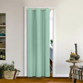 MYSKY HOME Aqua Door Curtains for Doorway Blackout Closet Curtain for Living by MYSKYHOME