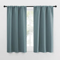 NICETOWN Greyish Blue Blackout Curtains Panels by NICETOWN