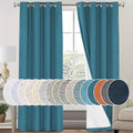 PrinceDeco 100% Blackout Linen Textured Curtains by PrinceDeco
