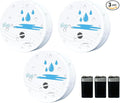 3 Pack Water Leak Detectors for Home, 100dB Waterproof Water Sensor Alarm Leak by Unknown