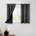 BGment Short Blackout Curtains 40 Inch Length 2 Panels, Thermal Insulated Total by BGment