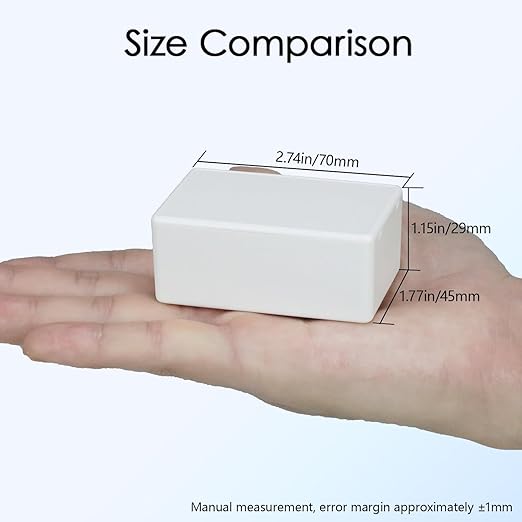 Project Box 8 Pieces Electrical Box Small Junction Box ABS Plastic Enclosure - Image 2