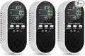 5-in-1 Carbon Monoxide Detectors, Natural Gas Leak Detector, Plug-in & Battery by VilfeLLC