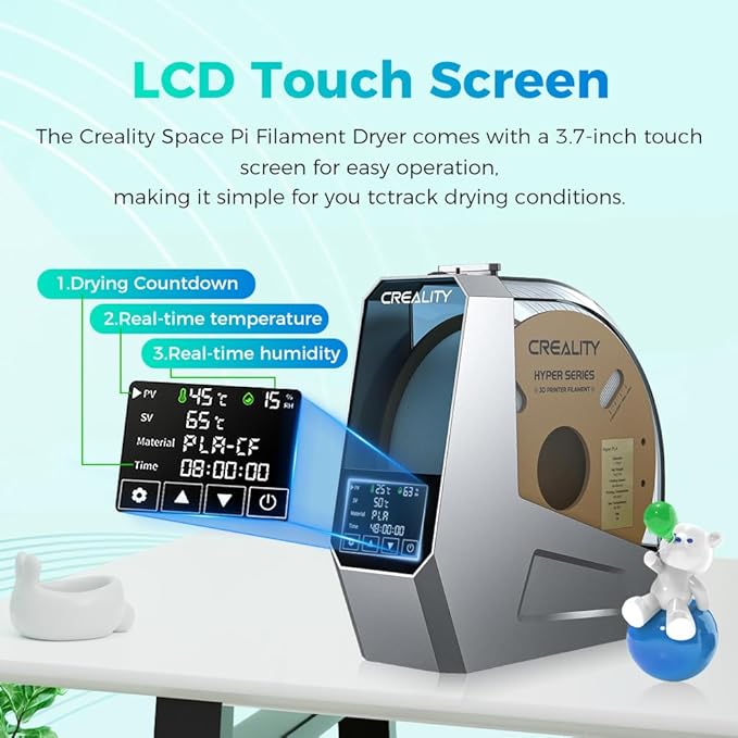 Official Creality Filament Dryer, Space Pi Filament Dryer, 360° Fast Heating 3D - Image 3