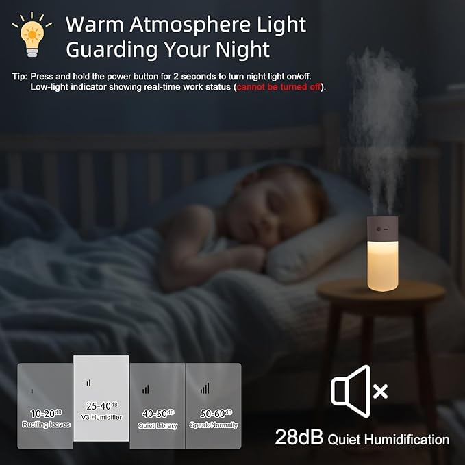 HODEMI Portable Small Humidifier - Image 6