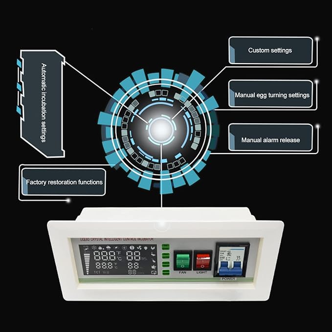 XM‑18SD Egg Incubator Controller Large-Screen 5 Modes Intelligent Temperature - Image 5