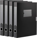 A4 Storage File Boxes Archives Cases, Foldable Plastic File Folder, Thickened by HUA+JIE